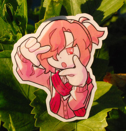 Personal Projects | Mitsuba Halfbody Sticker Print