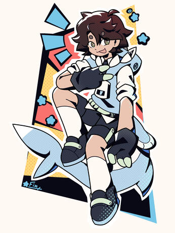 Personal Works | Finley Comic-Styled Pin-Up